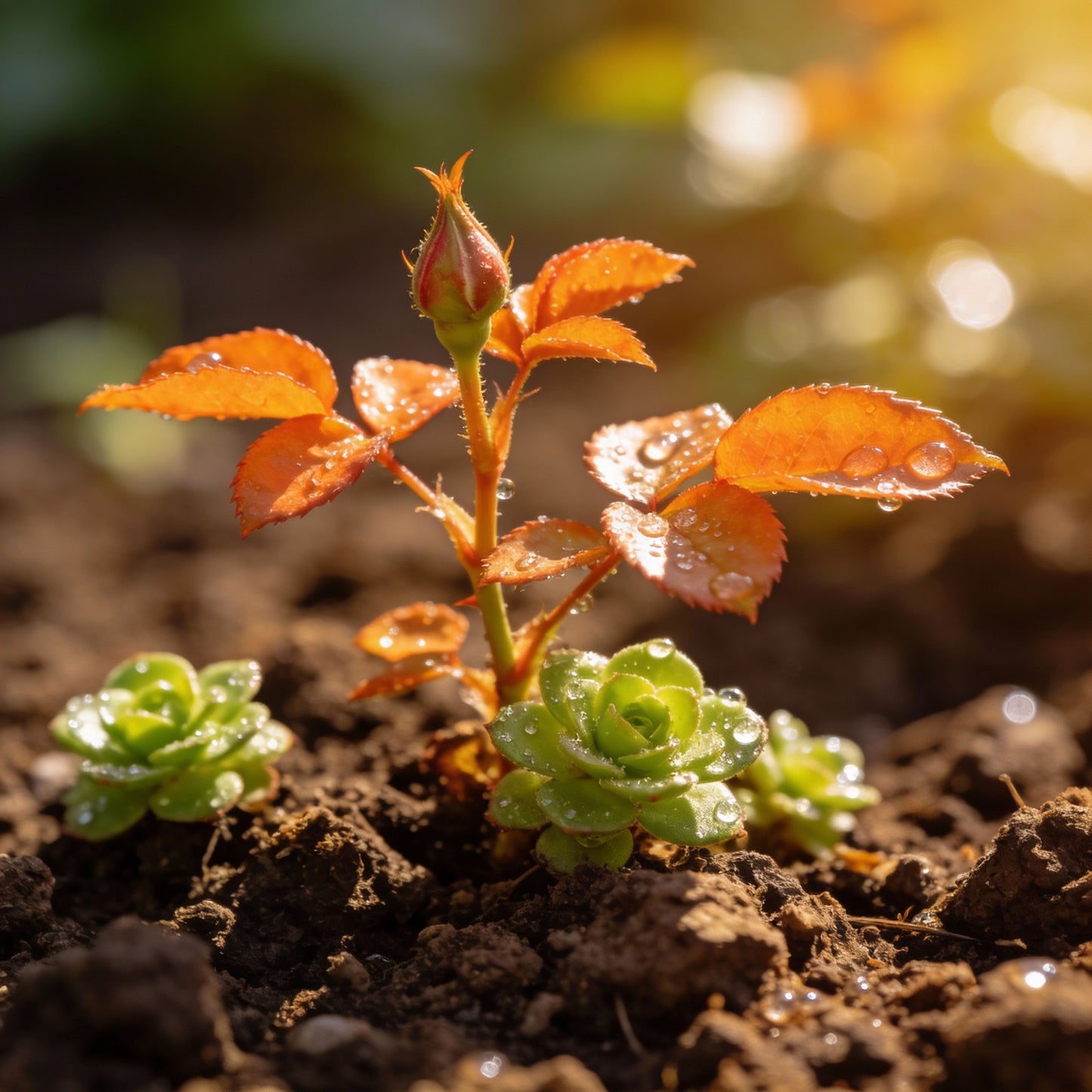 Orange Rose Flower Seeds for Garden Planting
