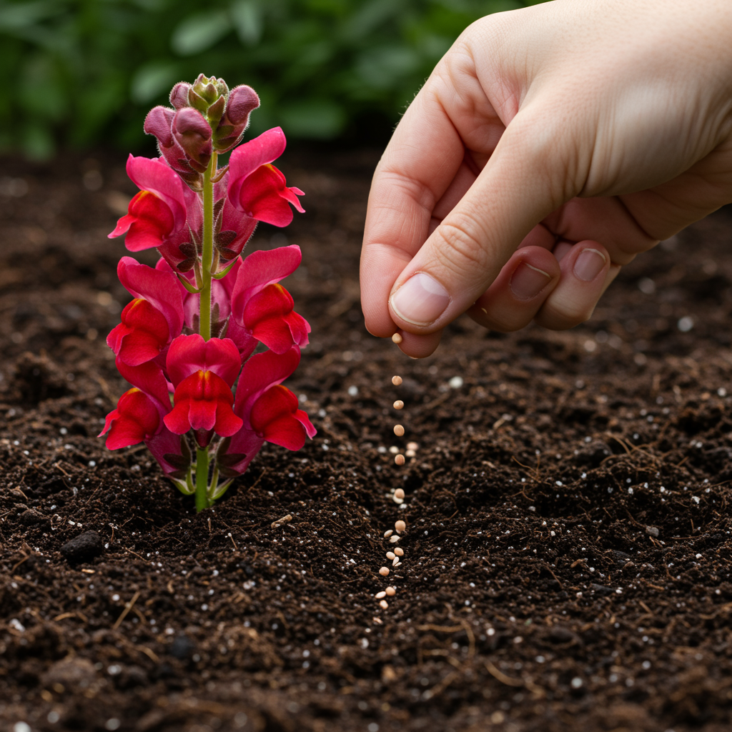 Burgundy Red Snapdragon Flower Seeds for Garden Planting
