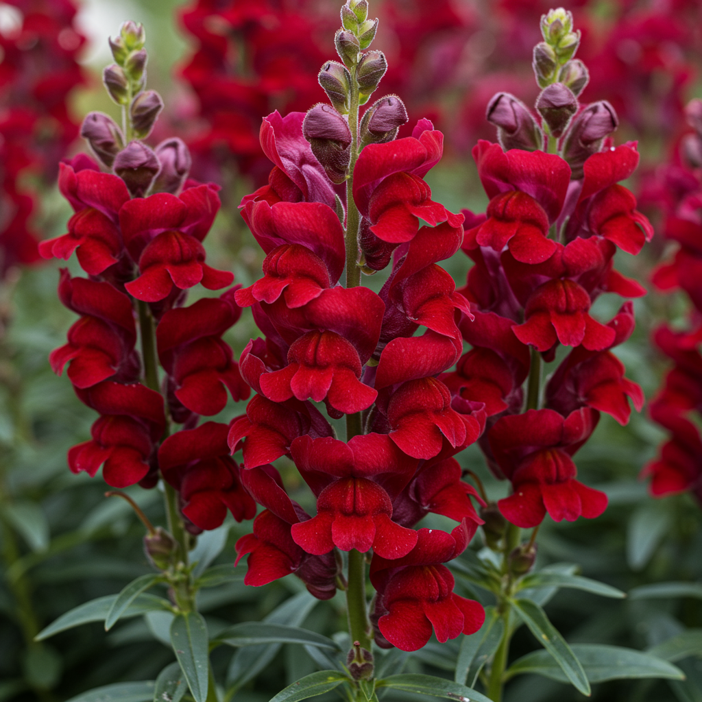 Burgundy Red Snapdragon Flower Seeds for Garden Planting