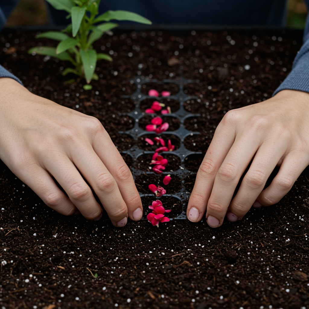Deep Red Snapdragon Flower Seeds for Garden Planting