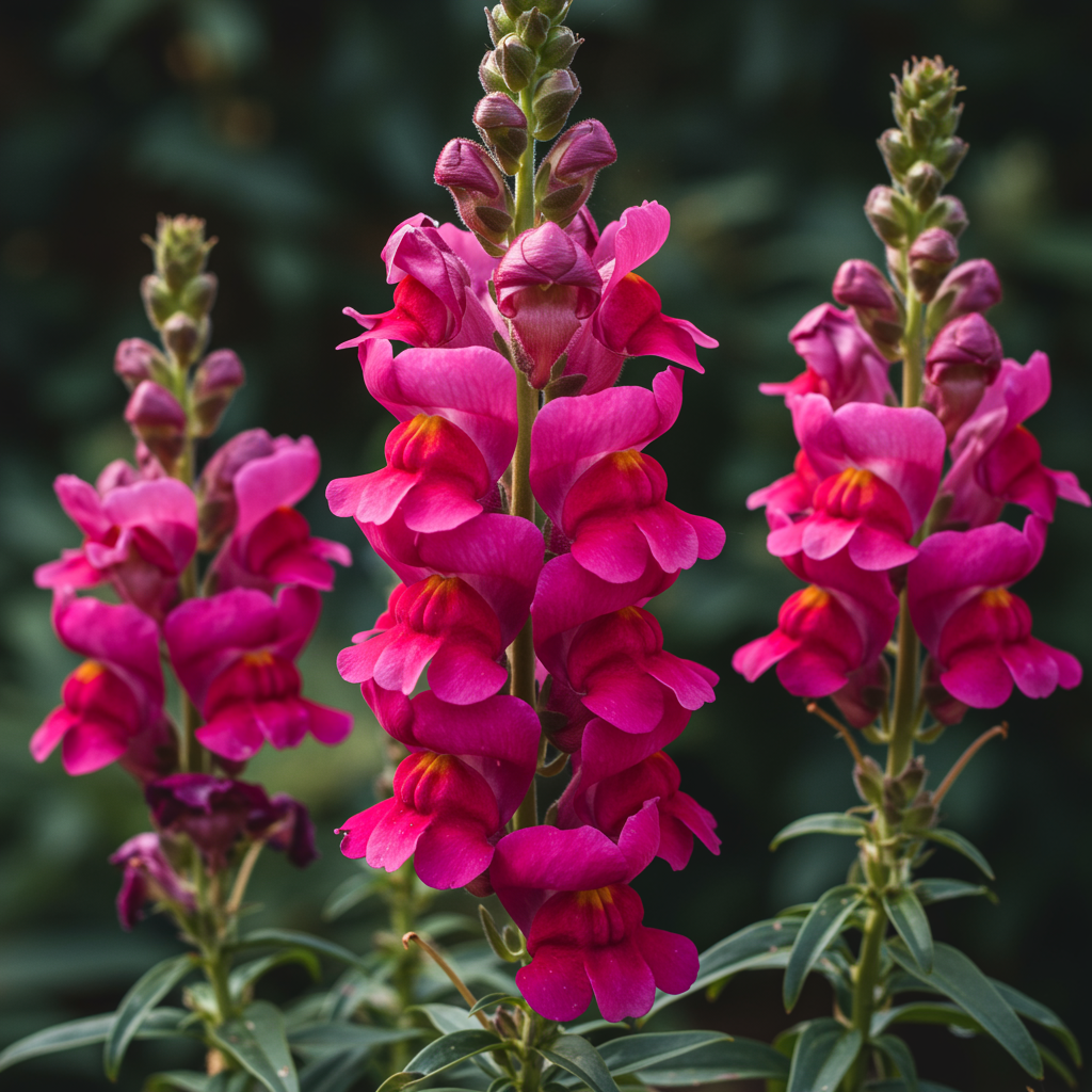 Magenta Snapdragon Flower Seeds for Garden Planting