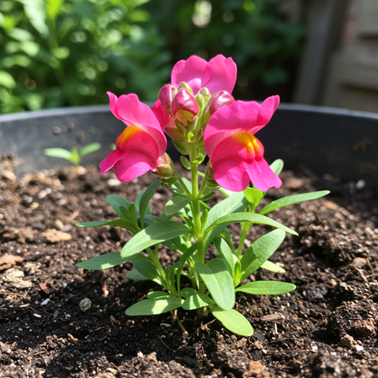 Bright Pink Snapdragon Flower Seeds for Garden Planting