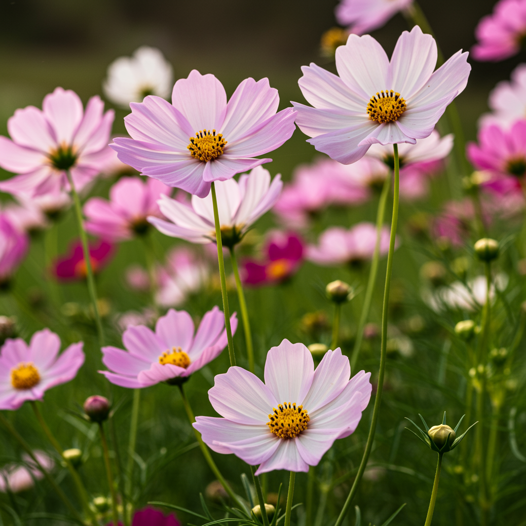 Pink and White Cosmos Flower Seeds for Garden Planting
