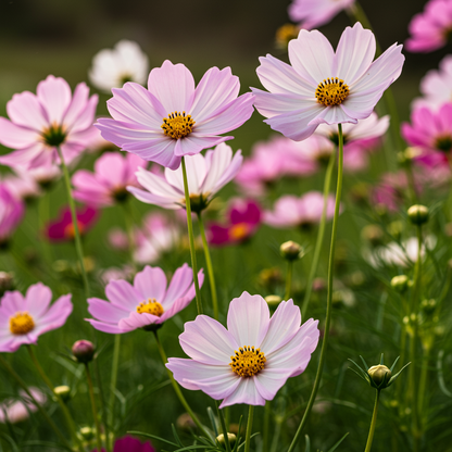 Pink and White Cosmos Flower Seeds for Garden Planting