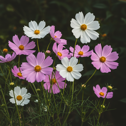 White and Pink Cosmos Flower Seeds for Garden Planting
