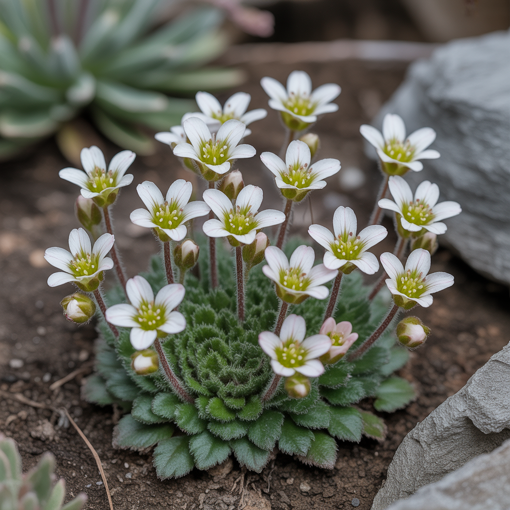 Saxifraga hirsuta Flower Seeds – Alpine Perennial for Planting
