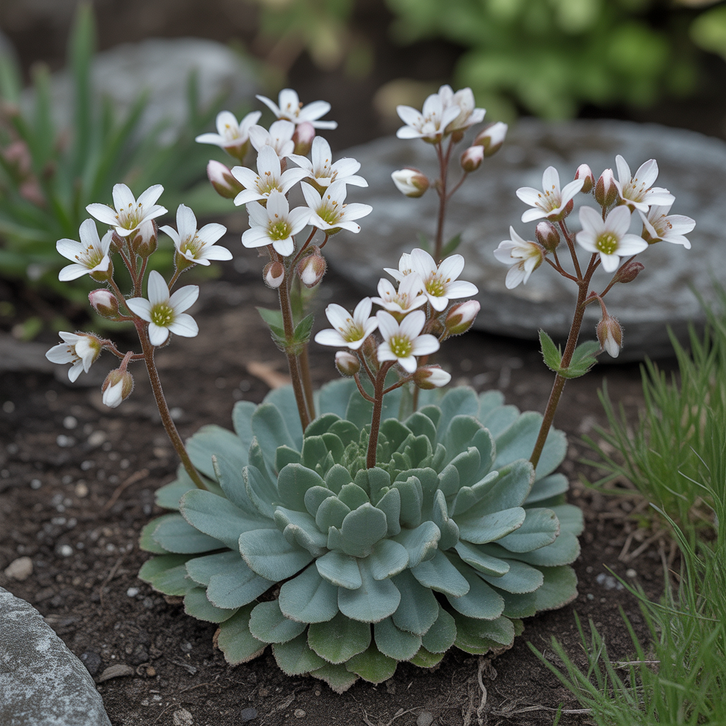 Saxifraga paniculata Seeds – Alpine Perennial for Planting