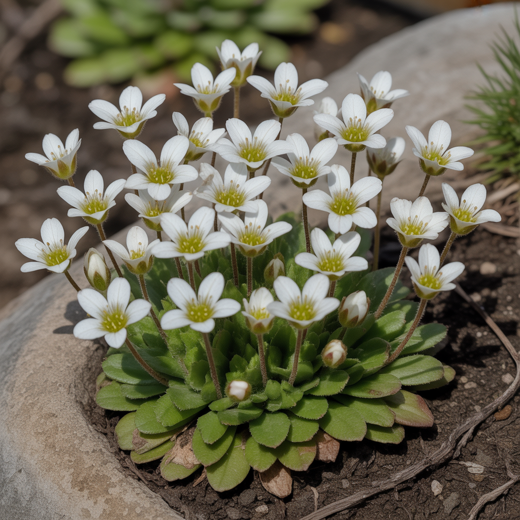 Saxifraga cebennensis Flower Seeds – Alpine Perennial for Planting