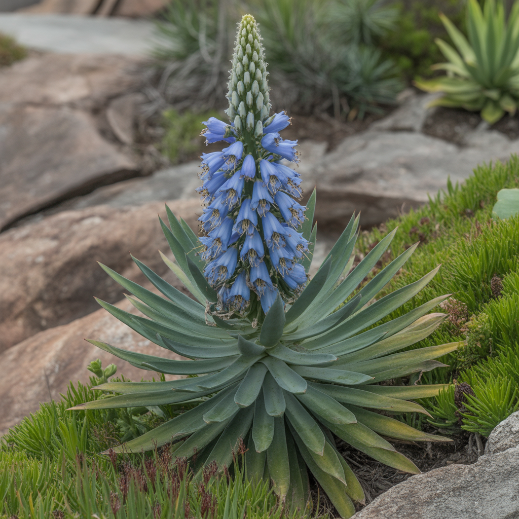 Puya Coerulea var. Coerulea Flower Seeds – Blue-Green Ornamental for Planting