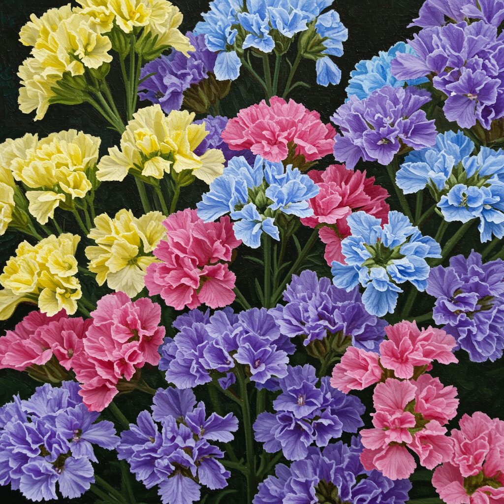 Statice Pacific Mixed Color Seeds - Statice Flower Seeds for Garden