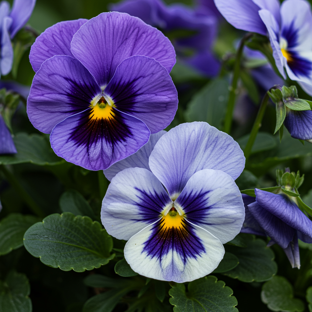 Pansy Cooling Greeting Frost Seeds for Garden Planting