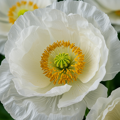 Elka White Poppy Flower Seeds - White Poppy Flower Seeds for Garden