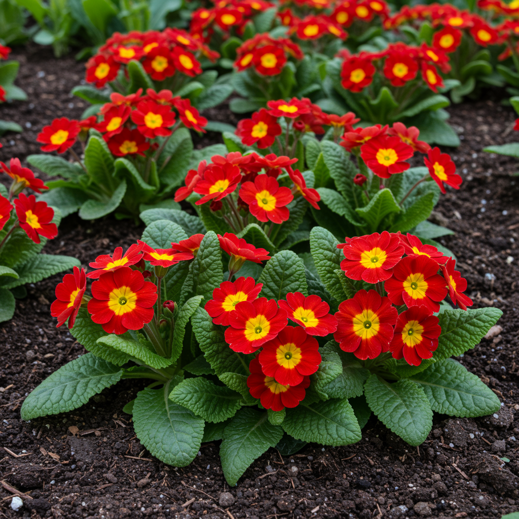 Polyanthus Showstopper Fire Dragon F1 Seeds for Planting