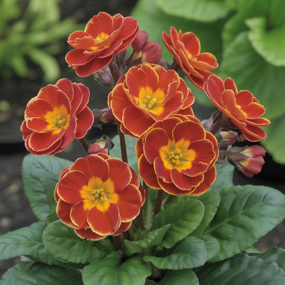 Polyanthus Showstopper Fire Dragon F1 Seeds for Planting