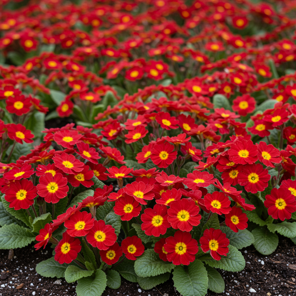 Polyanthus Showstopper Fire Dragon F1 Seeds for Planting