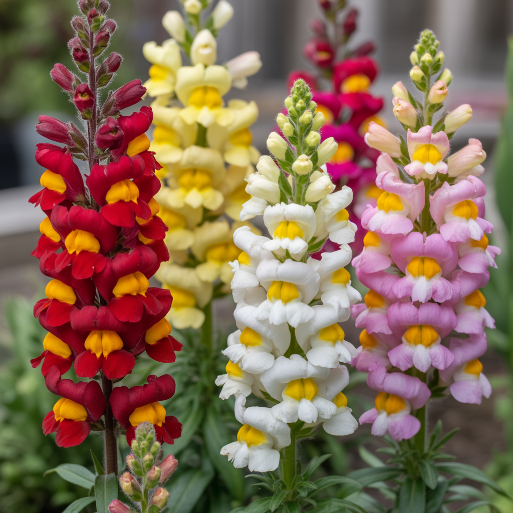 Snapdragon Antirrhinum majus Maximum Mix Seeds – Garden Blooms for Planting