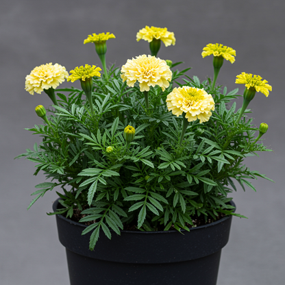 Marigold French Alumia Vanilla Cream Seeds for Garden Planting