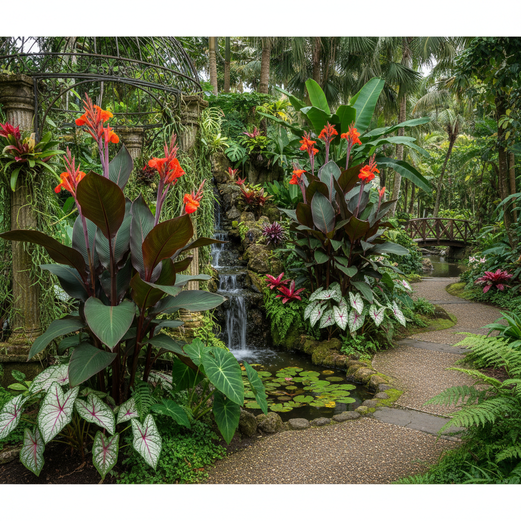 Canna tuerckheimii Flower Seeds for Garden Planting