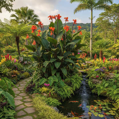 Canna tuerckheimii Flower Seeds for Garden Planting
