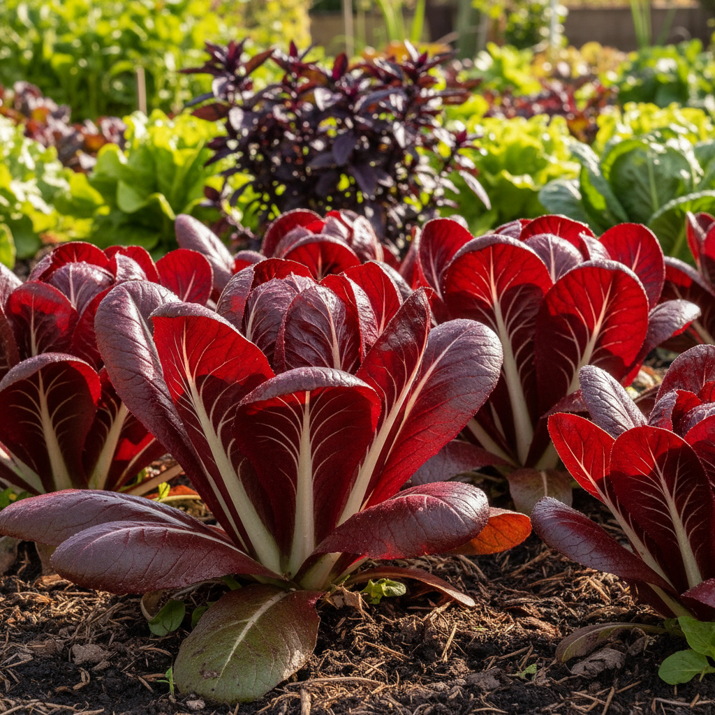 Chicory Palla Rossa Vegetable Seeds for Planting