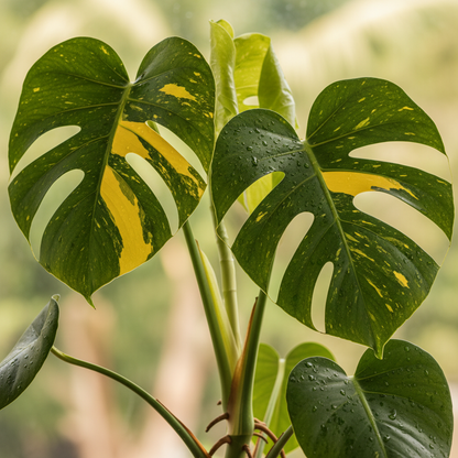 Variegated Monstera Aurea Seeds for Planting