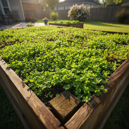 Four Leaf Clover Seeds – Perennial GMO-Free Ground Cover for Beds, Borders & Containers