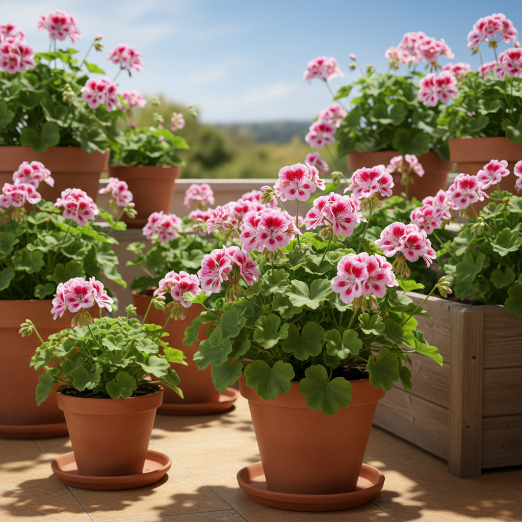 Citronella Geranium Flower Seeds for Planting – Mosquito Repellent Ornamental Plant