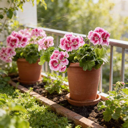 Citronella Geranium Flower Seeds for Planting – Mosquito Repellent Ornamental Plant