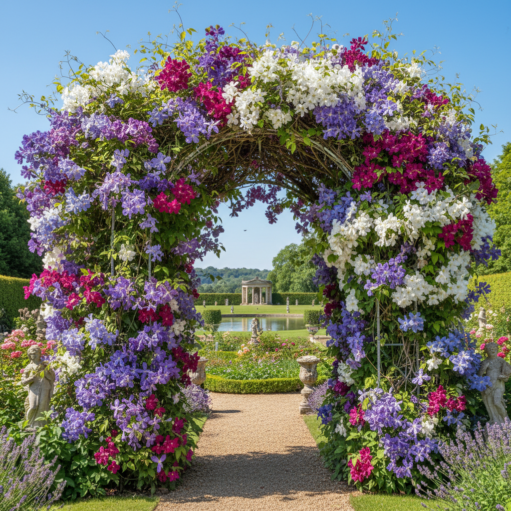 Clematis Flower Seeds Mix - Clematis Climbing Flower Seeds for Garden