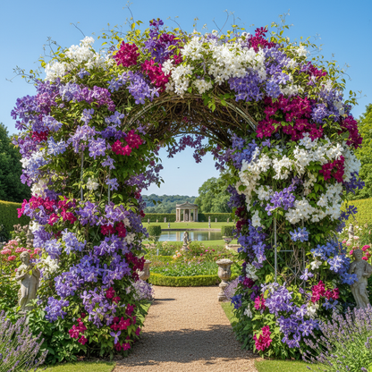 Clematis Flower Seeds Mix - Clematis Climbing Flower Seeds for Garden