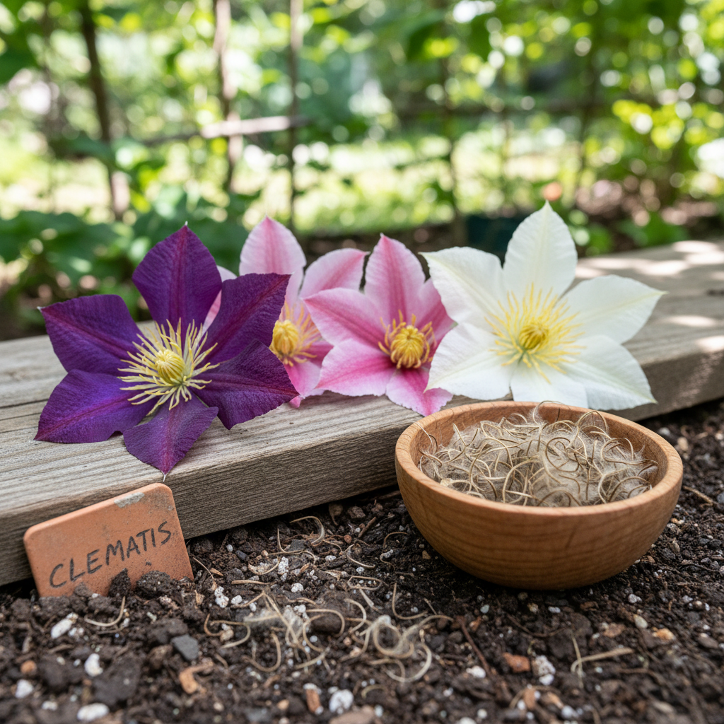 Clematis Flower Seeds Mix - Clematis Climbing Flower Seeds for Garden