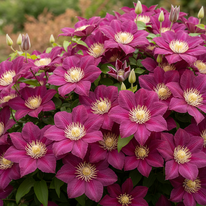 Clematis Magenta Silk Seeds for Garden Planting