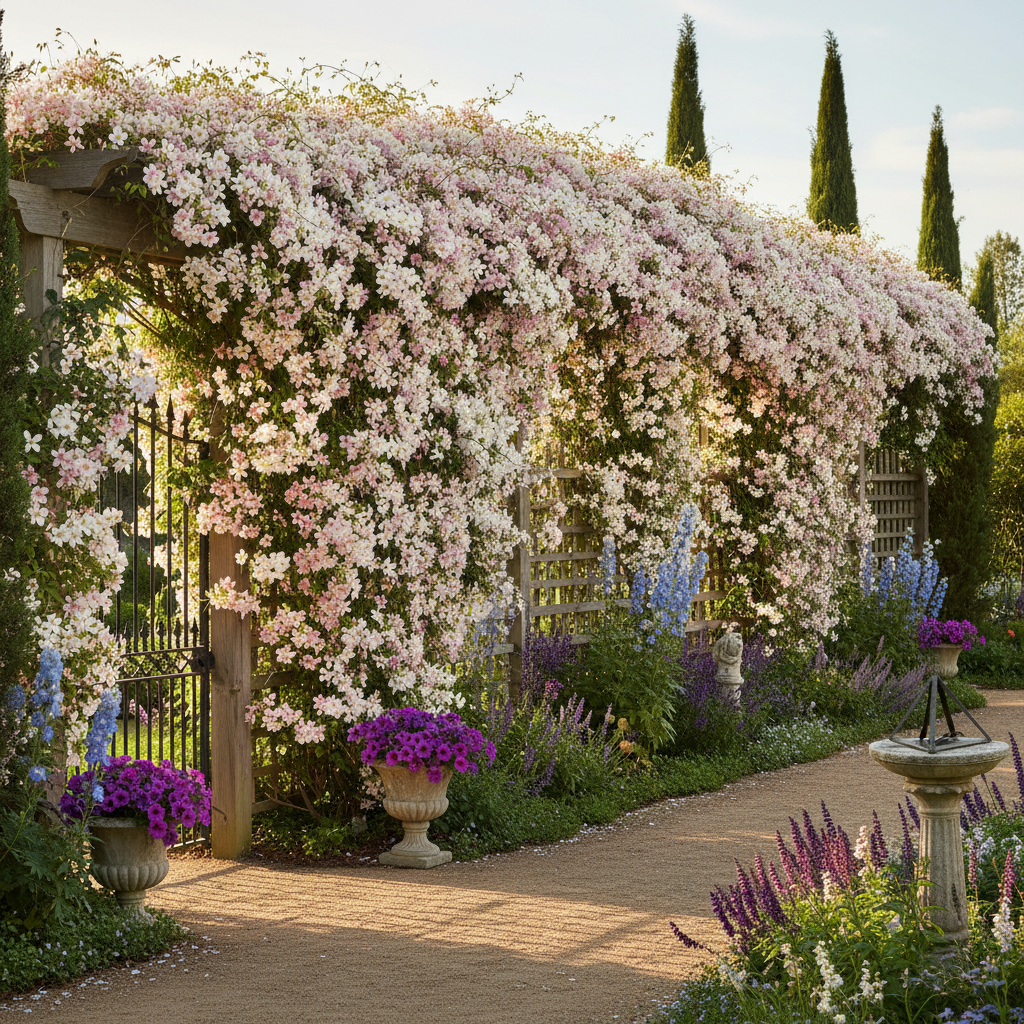 Clematis Montana Perfumed Mixed Flower Seeds for Garden Planting