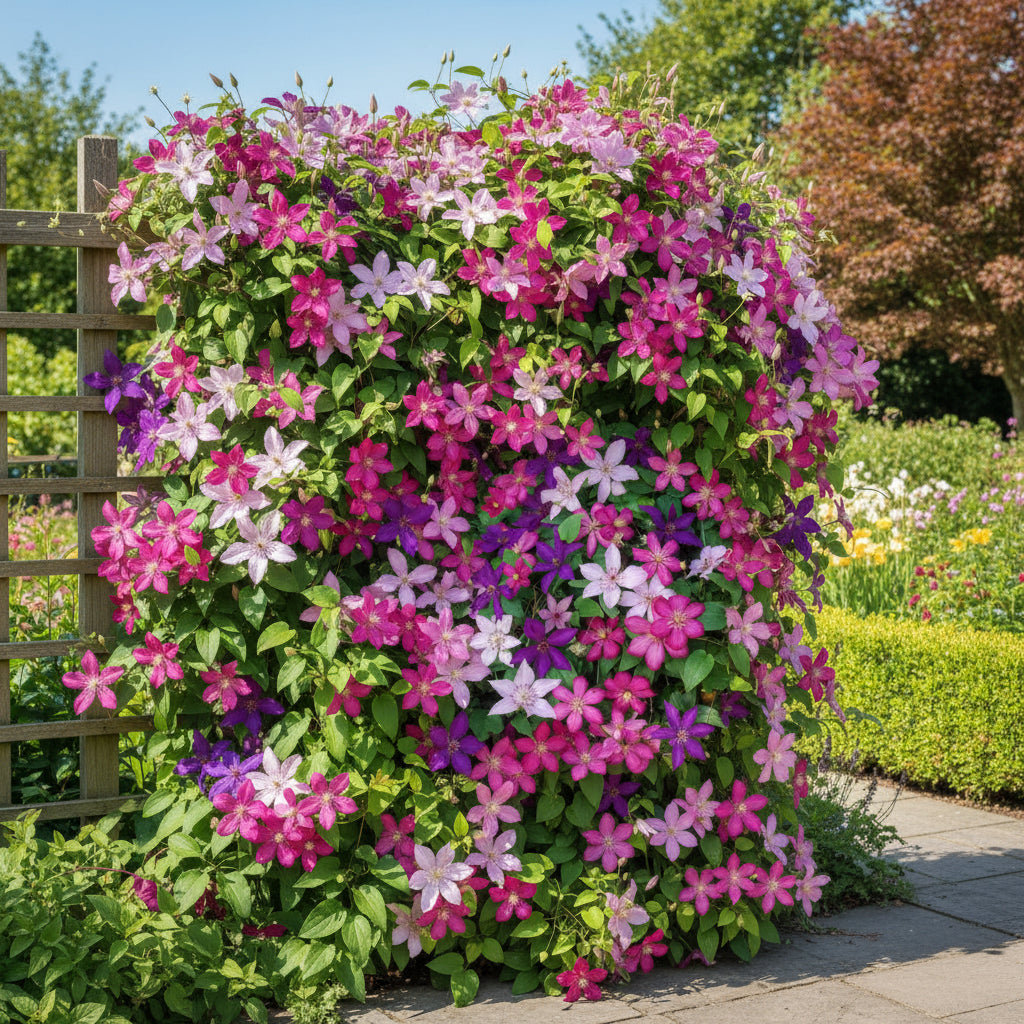 Clematis Flower Seeds for Planting – Mixed Color Climbing Blooms for All Seasons