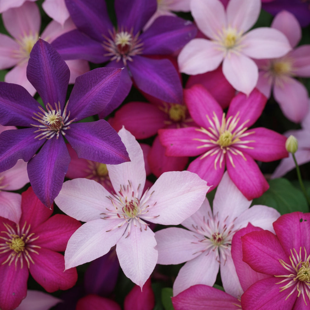 Clematis Flower Seeds for Planting – Mixed Color Climbing Blooms for All Seasons