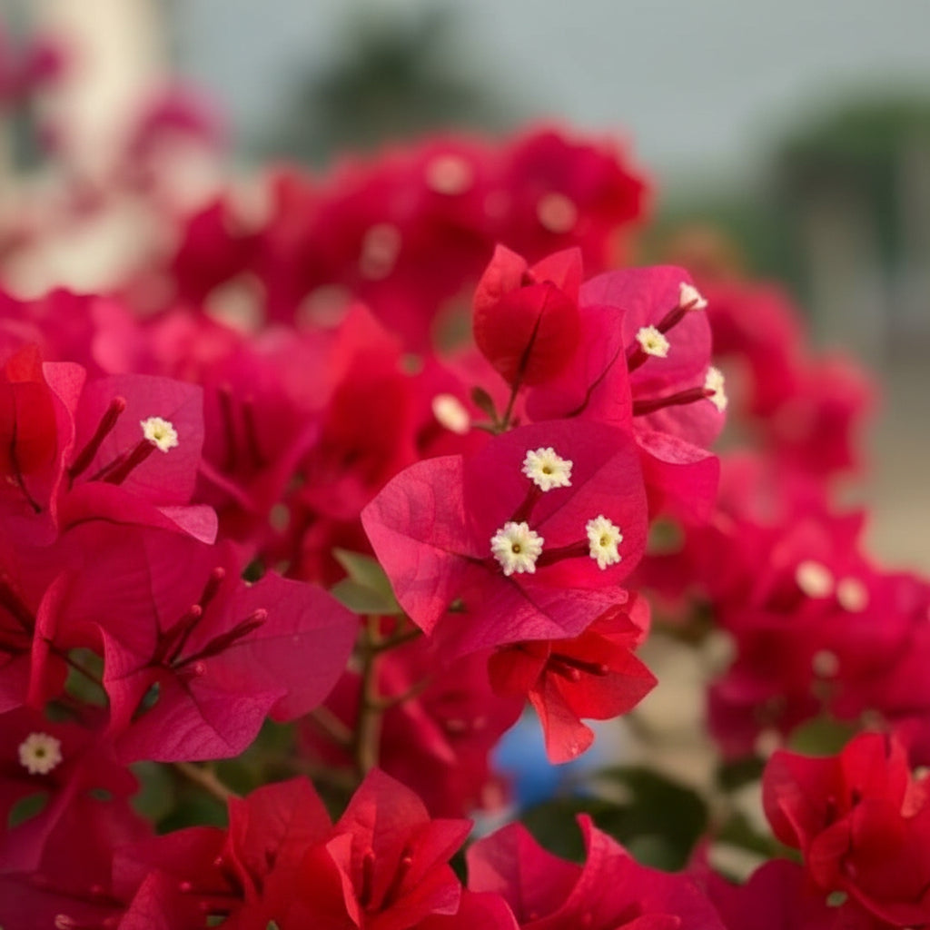 Red Bougainvillea Flower Seeds for Planting – Vibrant Climbing Ornamental Blooms