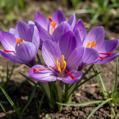 Garden Saffron Bulbs (Crocus sativus) – Perennial Ornamental Blooms