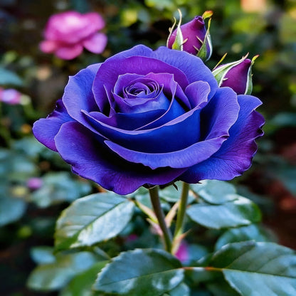 Purple Blue Rose Flower Seeds for Planting – Ornamental Blooms