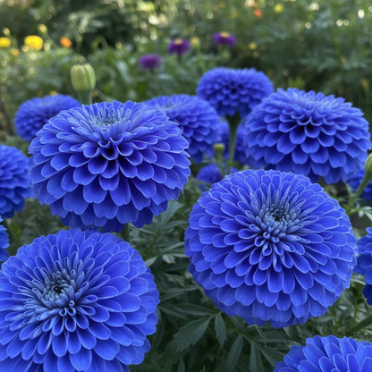 Blue Marigold Flower Seeds – Unique Annual Ornamental Blooms