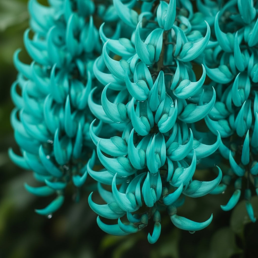 Jade Vine Flower Seeds – Rare Aqua Blue Exotic Climber