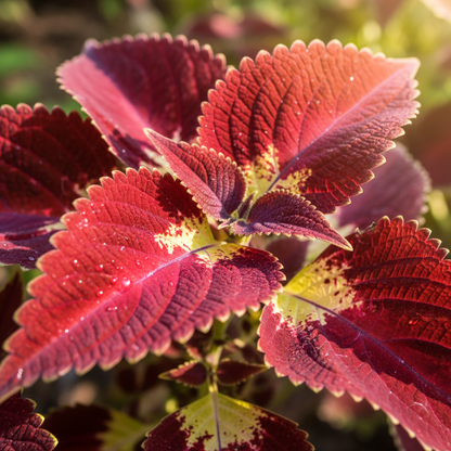 Coleus Wizard Velvet Red Seeds - Red Coleus Foliage Seeds for Garden