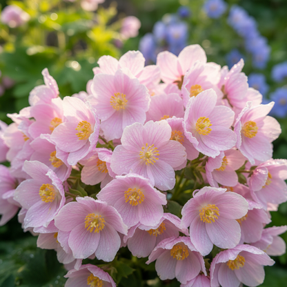 Meconopsis Baileyi Pink Icing Flower Seeds for Garden Planting