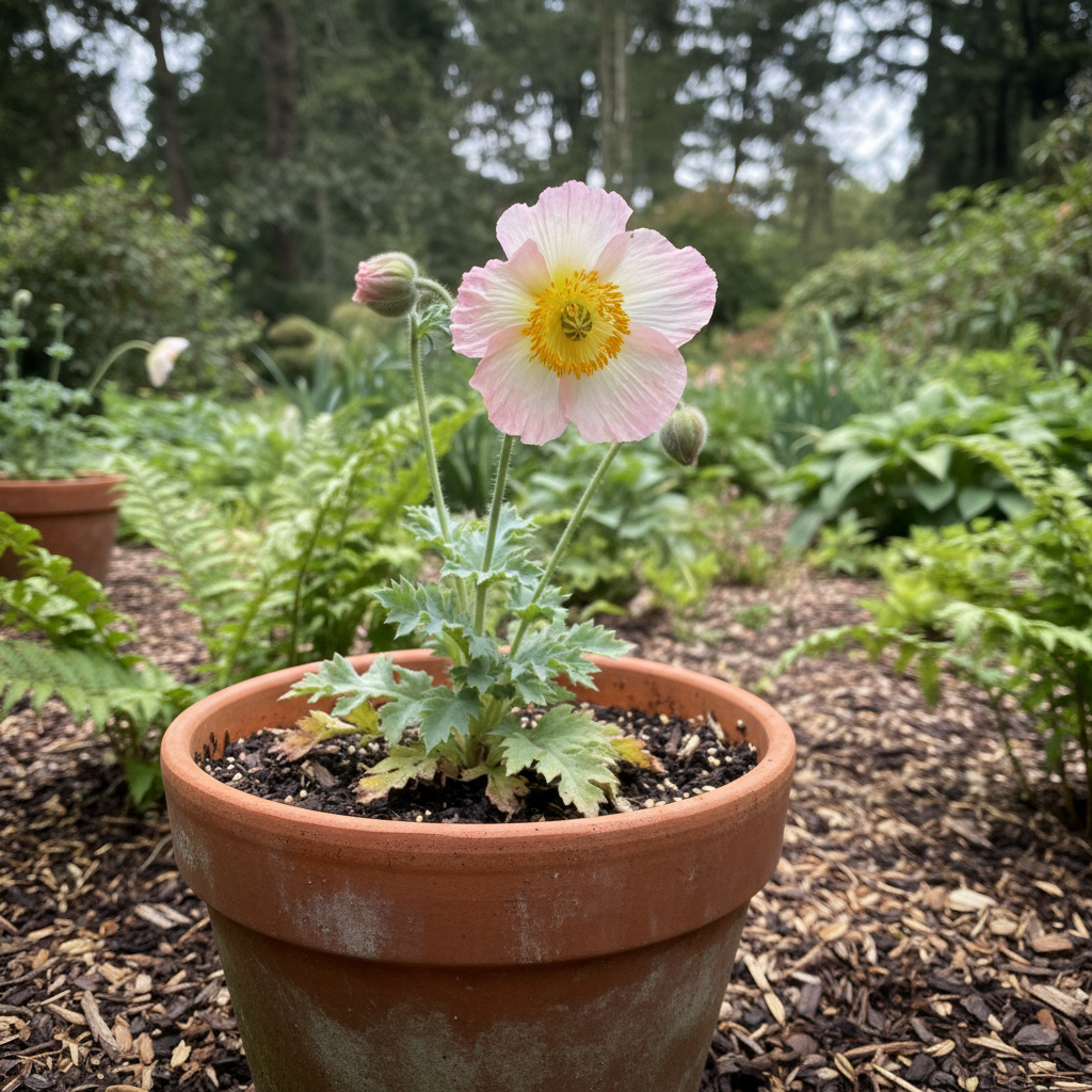 Meconopsis Baileyi Pink Icing Flower Seeds for Garden Planting