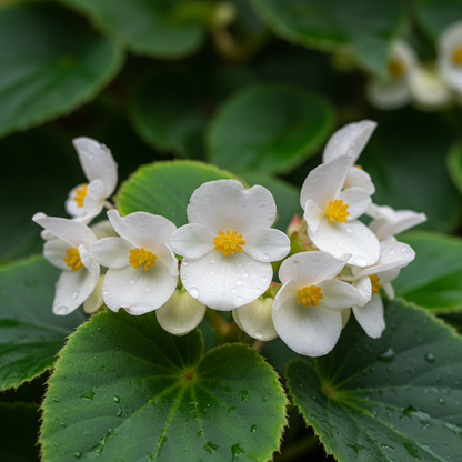 Begonia Grandis Alba Subsp Evansiana Seeds - Begonia Flower Seeds for Garden