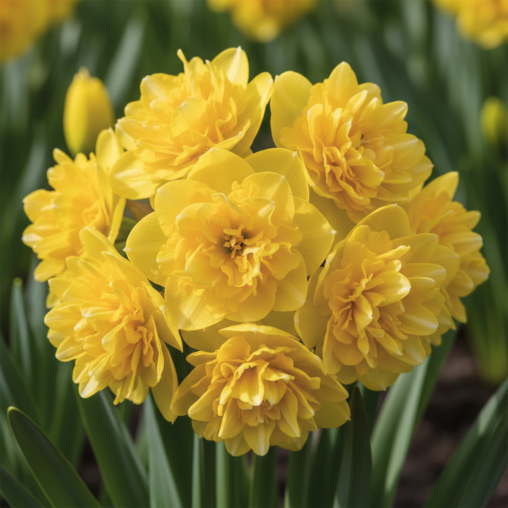 Narcissus Tete Boucle Flower Seeds - Double Daffodil Flower Seeds for Garden