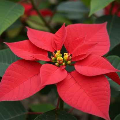 Euphorbia Pulcherrima Flower Seeds – Poinsettia for Planting