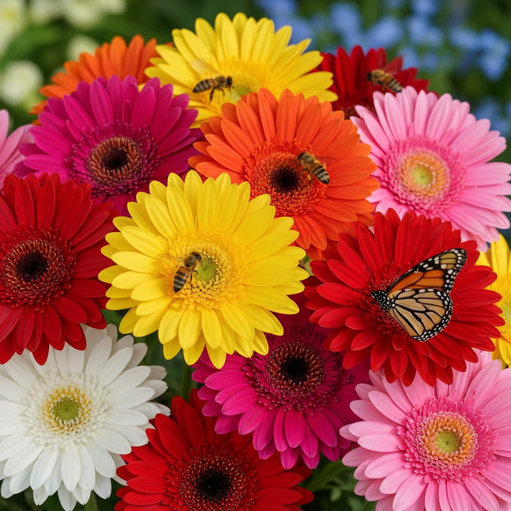 Gerbera Flower Seeds - Gerbera Flower Seeds for Garden
