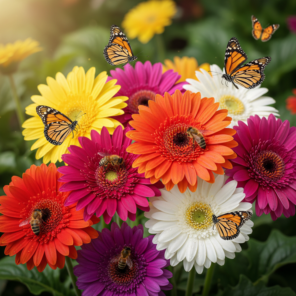 Gerbera Flower Seeds - Gerbera Flower Seeds for Garden