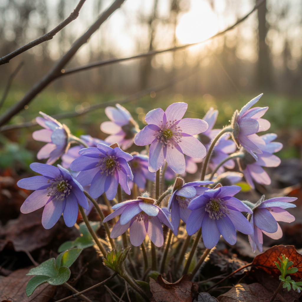 Hepatica Nobilis Flower Seeds for Garden Planting
