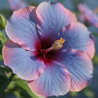 Blue Pink Hibiscus Flower Seeds for Planting